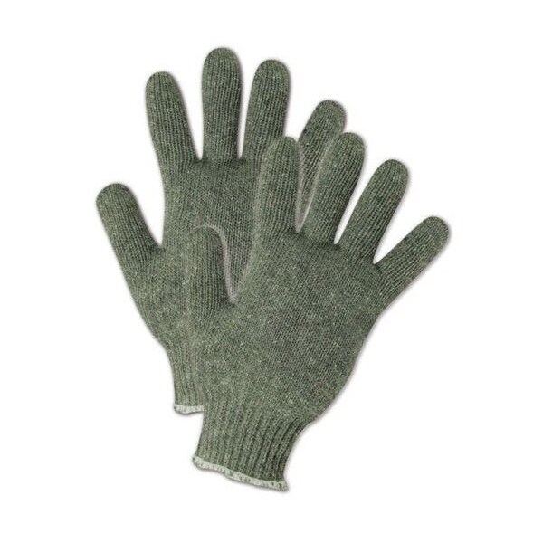 Magid Machine Knit Gloves, Gray, L, 12 PK G168 - main